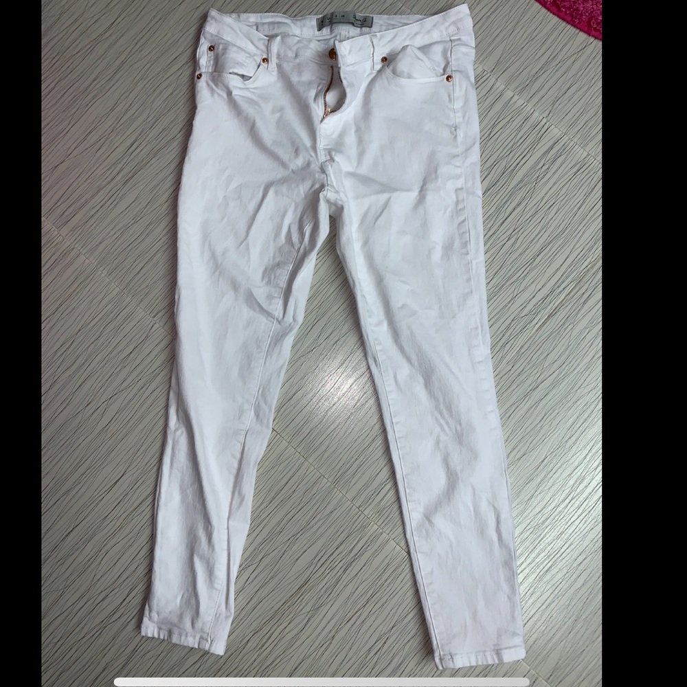 white jeans